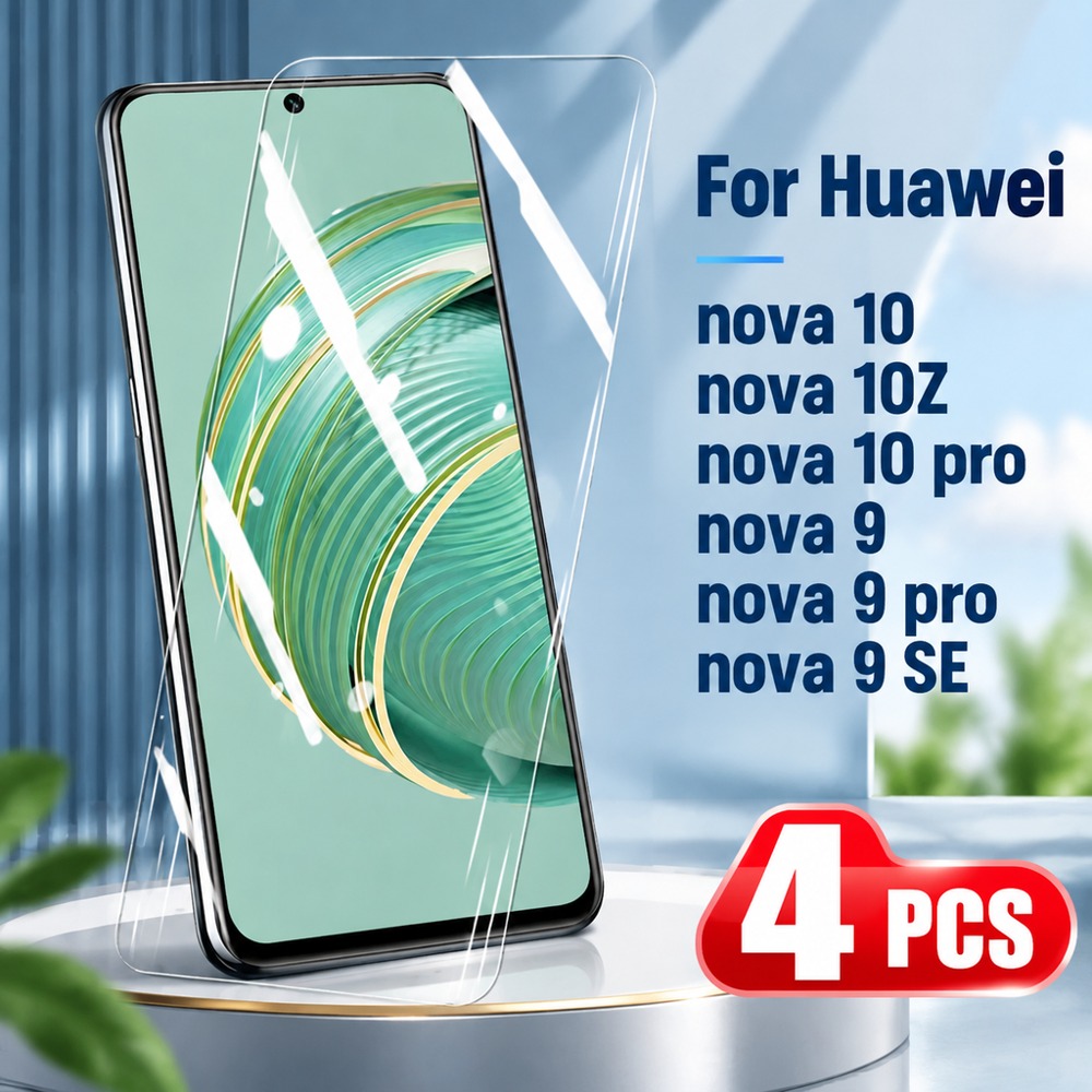 Huawei Nova 12 - 4 stuks schermbeschermfolie voor HUAWEI nova