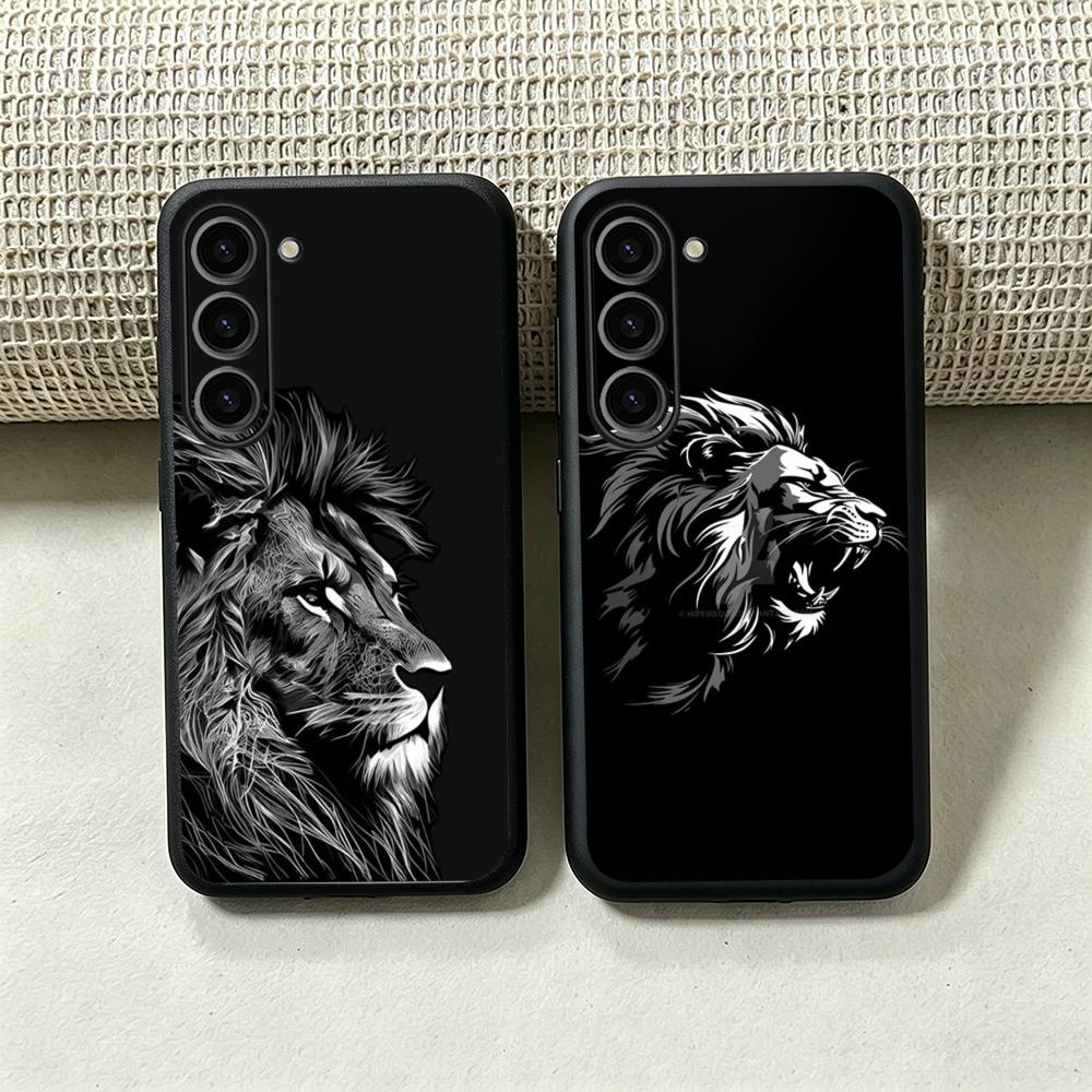 Samsung Galaxy S25 - Coole koningsleeuw mode design telefoonhoesje voor