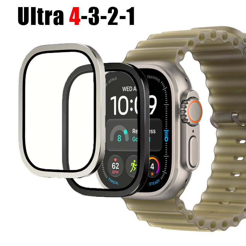 Smartwatch Straps & Accessories - Aluminium behuizing + gehard glazen screenprotector