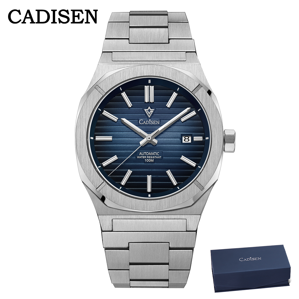 Accessories With Watch - CADISEN 2026 Duikhorloge Saffier MIYOTA 8215