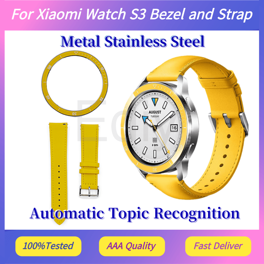 Xiaomi Smartwatch S3 Accessories - Voor Xiaomi Watch S3 Bezel en
