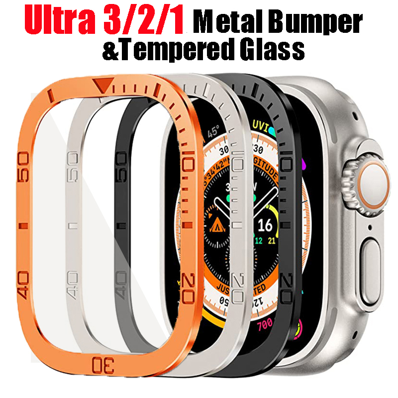 Smartwatch Case - Screen Protector Voor Apple Horloge Ultra