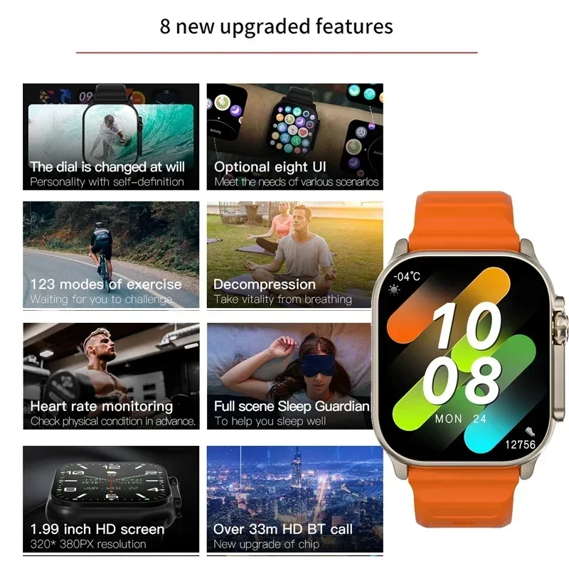 Nieuwe Watch T10 Ultra Smartwa - Smartwatch Nexus recensie en prijs
