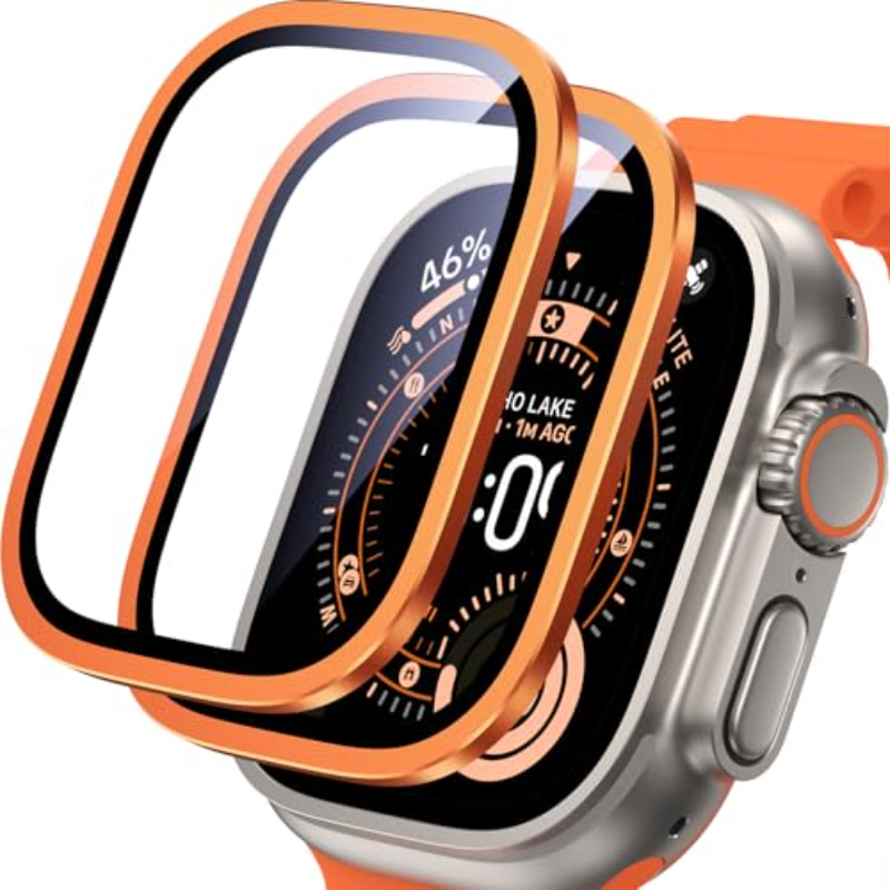 2PCS HD Metaal Gehard Glas Voo - Smartwatch Straps & Accessories recensie en prijs
