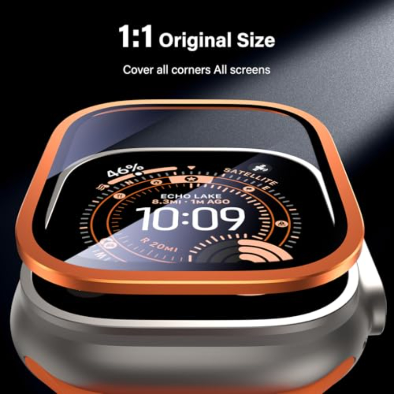2PCS HD Metaal Gehard Glas Voo - Smartwatch Straps & Accessories recensie en prijs