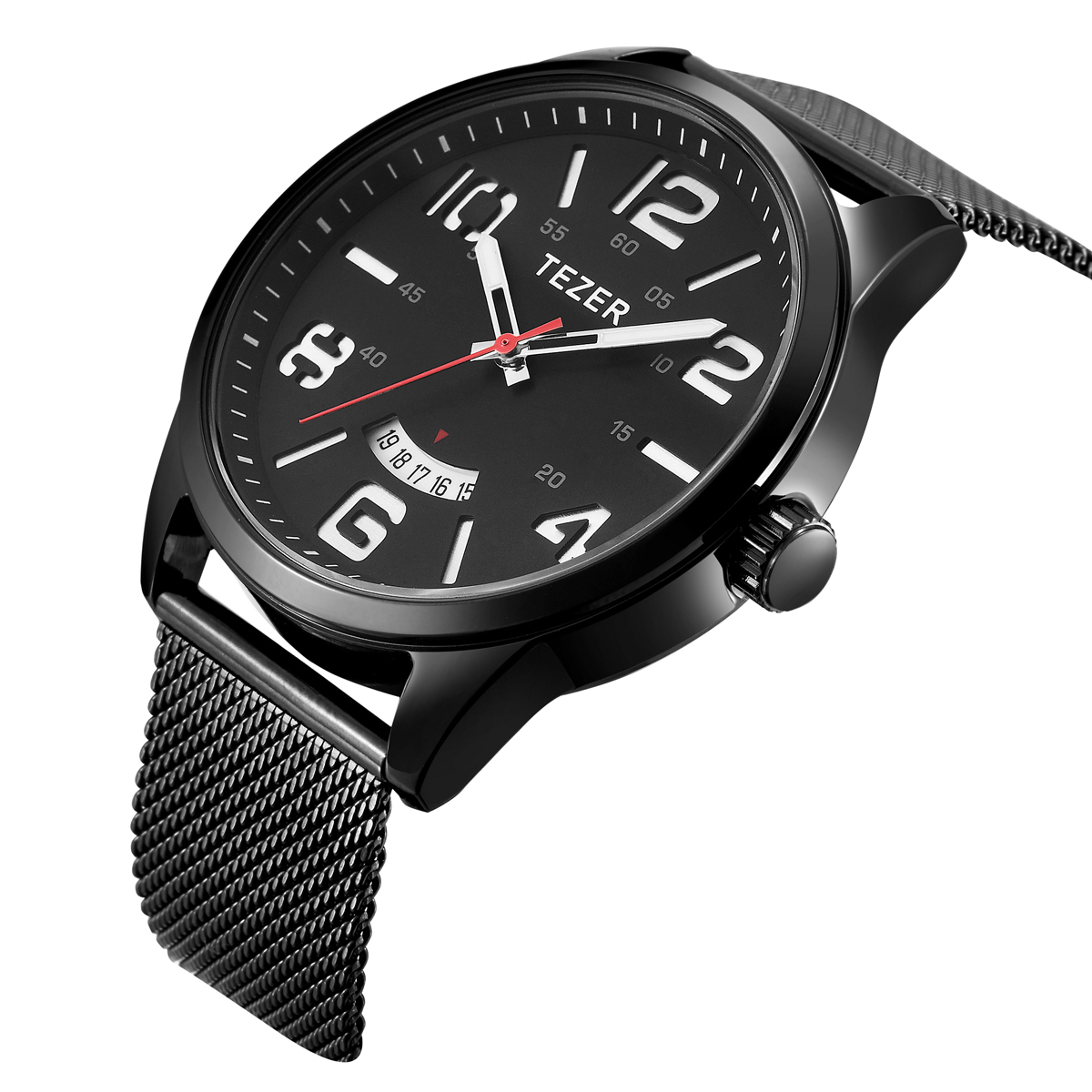 TEZER herenhorloge, casual mod - Stainless Mesh Band recensie en prijs