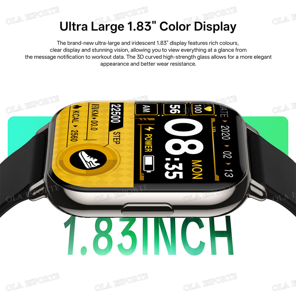 Nieuw Smartwatch 1.83'' Waterd - Smartwatch X12 recensie en prijs