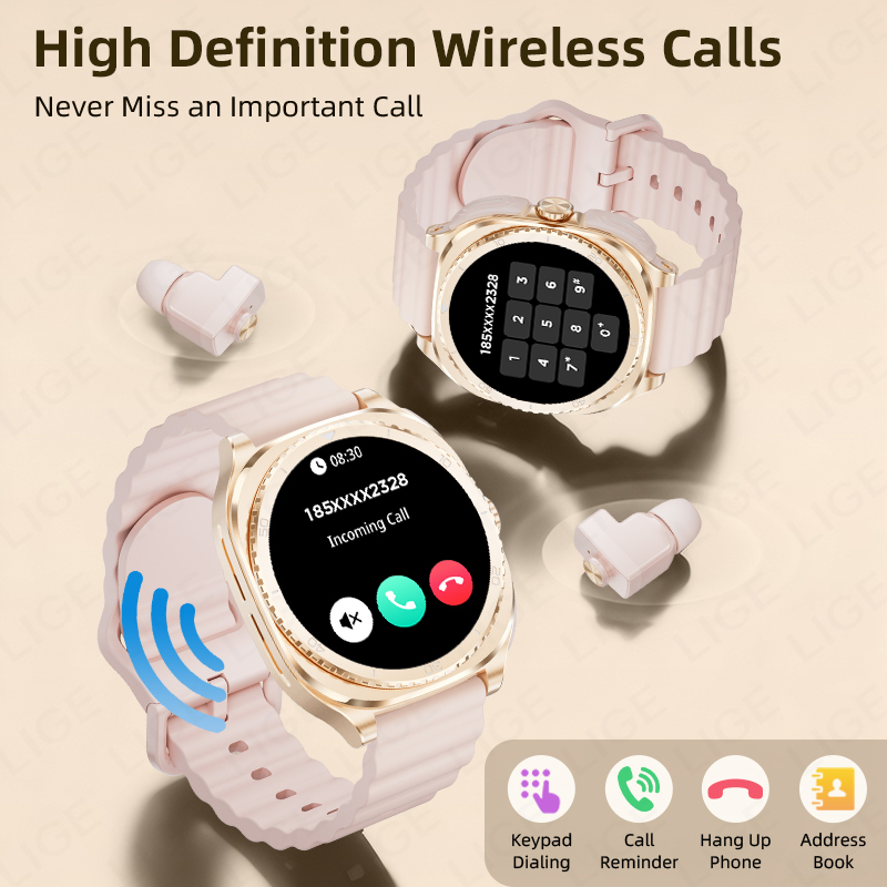 LIGE 2-in-1 TWS Headset Smartw - Smartwatch Headset recensie en prijs