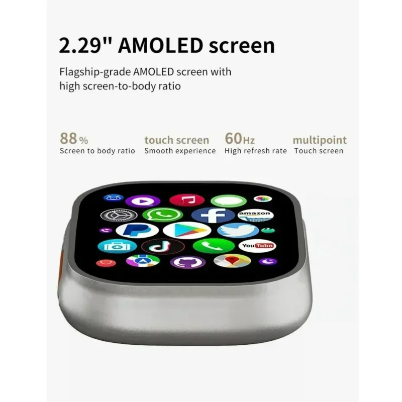 M12P oranje smartwatch, 16 GB  - Smartwatch Store recensie en prijs