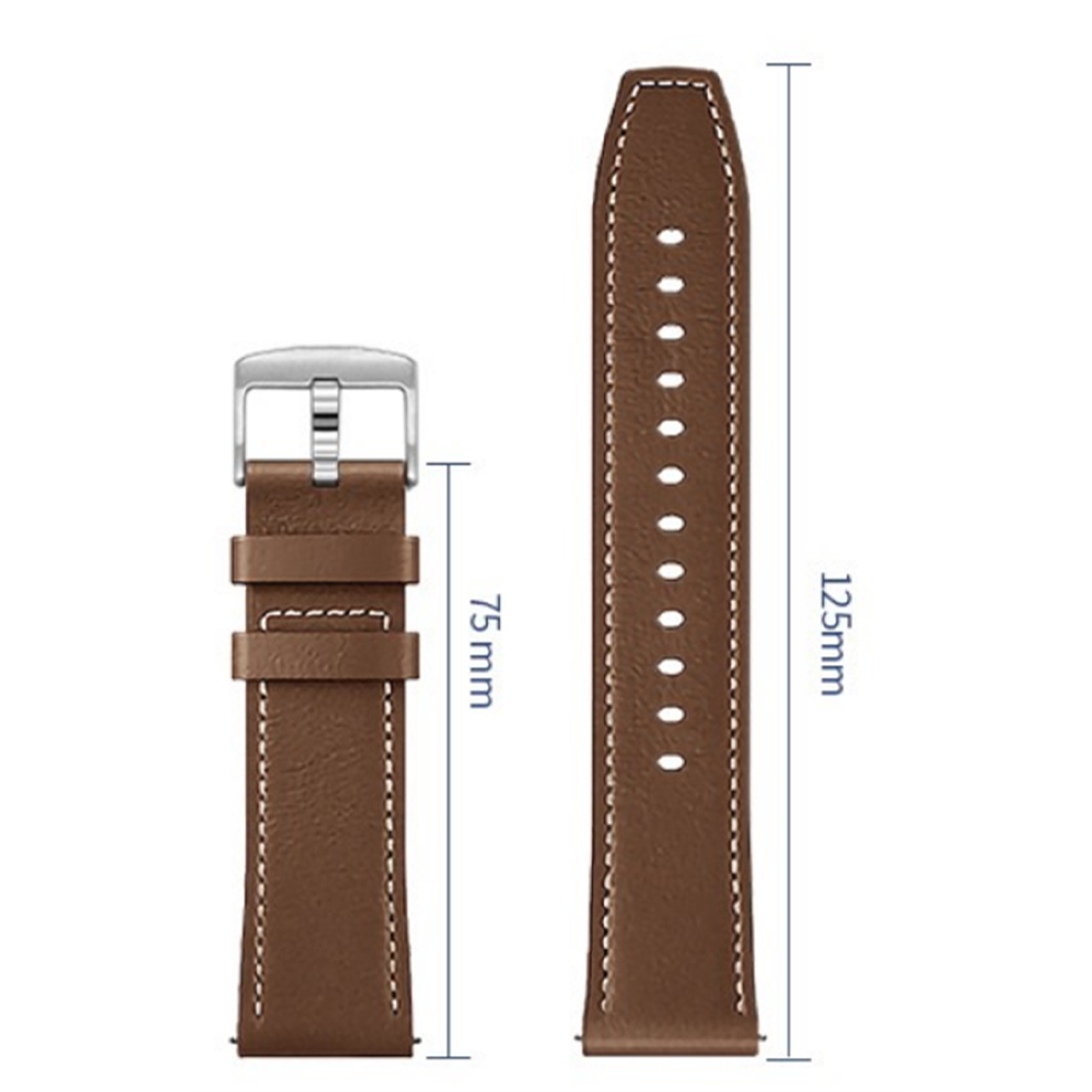 20 22mm Lederen Bandje voor Xi - Xiaomi Smartwatch S3 Accessories recensie en prijs